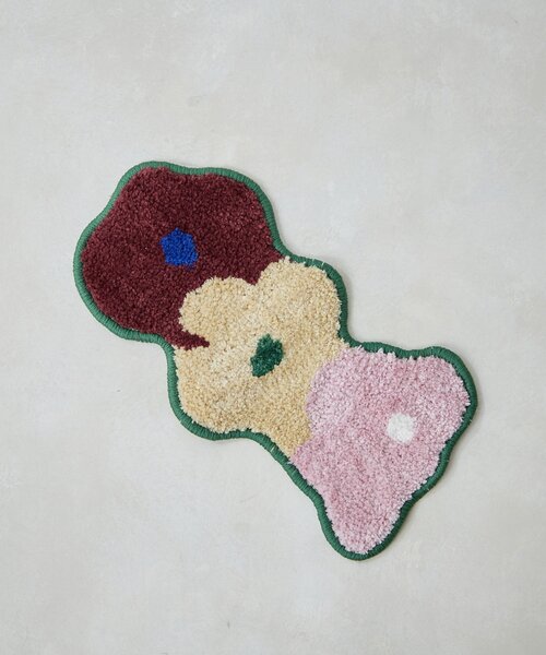 SAHIR(サヒール)の「【SAHIR サヒール】Accent mat flower3 アクセントマット(ラグ/マット・レディース・グリーン・0)」の10枚目の写真