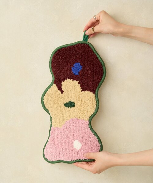SAHIR(サヒール)の「【SAHIR サヒール】Accent mat flower3 アクセントマット(ラグ/マット・レディース・グリーン・0)」の15枚目の写真