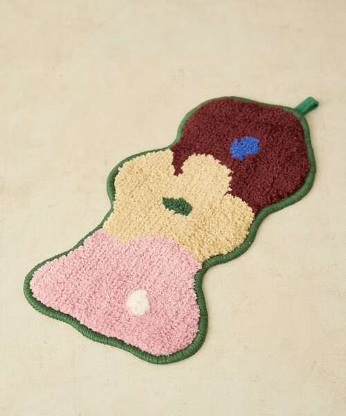 SAHIR(サヒール)の「【SAHIR サヒール】Accent mat flower3 アクセントマット(ラグ/マット・レディース・グリーン・0)」の16枚目の写真