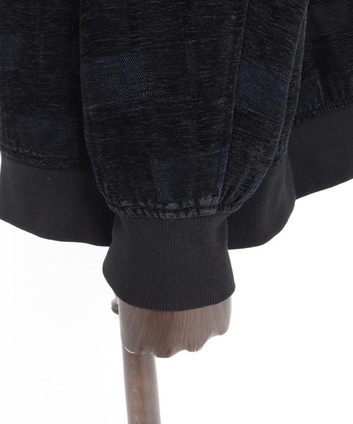 CAMBIO（カンビオ）の「mj11680- 起毛ジャガードMA-1ブルゾン(CMB-R0225)（MA-1・メンズ・ネイビー・S/L/M）」の13枚目の写真
