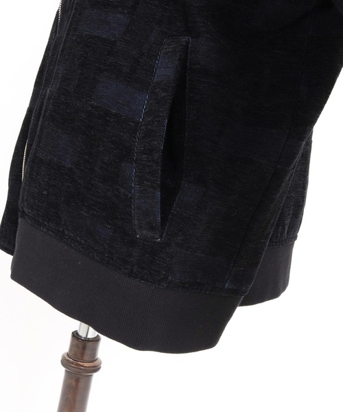 CAMBIO（カンビオ）の「mj11680- 起毛ジャガードMA-1ブルゾン(CMB-R0225)（MA-1・メンズ・ネイビー・S/L/M）」の14枚目の写真