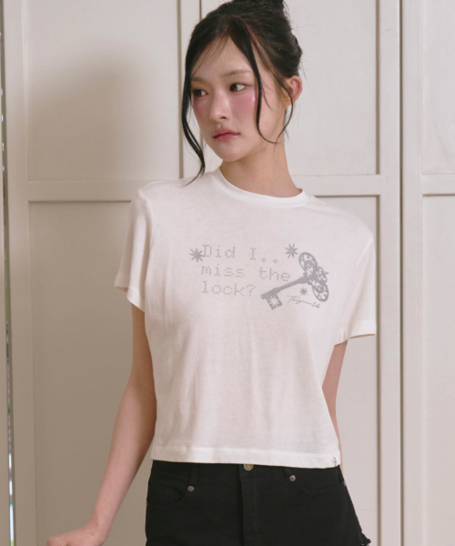 THE GREEN LAB（ザグリーンラボ）の「レタリングシンボルクロップ半袖Tシャツ[アイボリー/キ]（Tシャツ/カットソー・レディース・その他・FREE）」の13枚目の写真