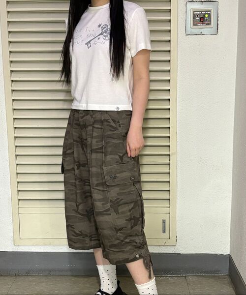 THE GREEN LAB（ザグリーンラボ）の「レタリングシンボルクロップ半袖Tシャツ[アイボリー/キ]（Tシャツ/カットソー・レディース・その他・FREE）」の18枚目の写真