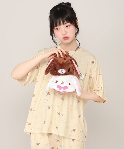 Heather(ヘザー)の「【サンリオキャラクターズ】フェイスポーチ 1045817(ポーチ・レディース・ホワイト/ベージュ/ブラウン/オフホワイト・ONE SIZE)」の6枚目の写真