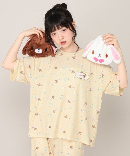 Heather(ヘザー)の「【サンリオキャラクターズ】フェイスポーチ 1045817(ポーチ・レディース・ホワイト/ベージュ/ブラウン/オフホワイト・ONE SIZE)」の8枚目の写真