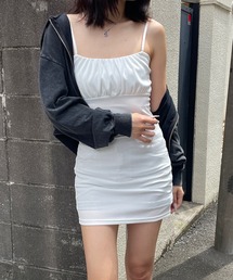 チューブキャミミニワンピース