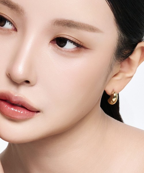 Lyvi(ライビィ)の「Nude Plump Pierce/ 金属アレルギー対応(ピアス(両耳用)・レディース・シルバー/ゴールド・FREE)」の9枚目の写真