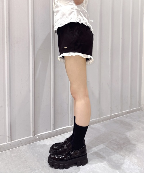 one way(ワンウェイ)の「裾フリルショーパン(その他パンツ・レディース・ブラック・FREE)」の7枚目の写真