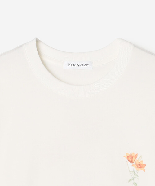 Bshop(ビショップ)の「History of Art | プリントTシャツ FLOWER MEN(Tシャツ/カットソー・メンズ・ホワイト系その他・L/M/XL)」の4枚目の写真