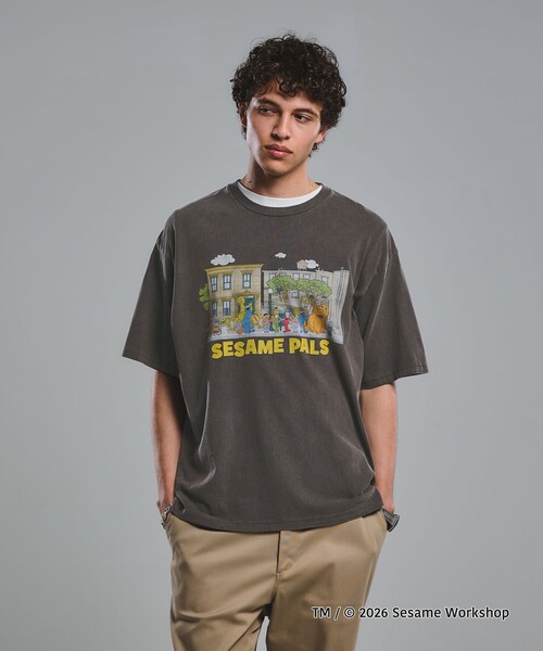 セール】【別注】＜URBAMENT＞「セサミストリート」半袖 Tシャツ（T