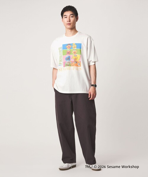 green label relaxing(グリーンレーベルリラクシング)の「【別注】<URBAMENT>「セサミストリート」半袖 Tシャツ(Tシャツ/カットソー・メンズ・その他2/その他4/オフホワイト/ダークブラウン/ブラック/その他1/その他6/その他5/その他3・S/L/M)」の17枚目の写真