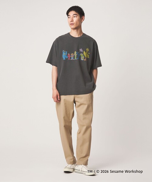 green label relaxing(グリーンレーベルリラクシング)の「【別注】<URBAMENT>「セサミストリート」半袖 Tシャツ(Tシャツ/カットソー・メンズ・その他2/その他4/オフホワイト/ダークブラウン/ブラック/その他1/その他6/その他5/その他3・S/L/M)」の20枚目の写真