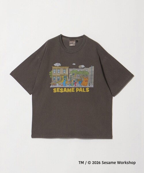 green label relaxing(グリーンレーベルリラクシング)の「【別注】<URBAMENT>「セサミストリート」半袖 Tシャツ(Tシャツ/カットソー・メンズ・その他2/その他4/オフホワイト/ダークブラウン/ブラック/その他1/その他6/その他5/その他3・S/L/M)」の10枚目の写真
