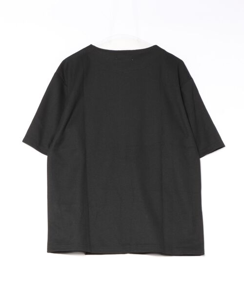 Ritzy（リッツィー）の「ハーフジップルーズ半袖 T シャツ（Tシャツ/カットソー・レディース・グレー/ブラック/ホワイト・XL/M/L）」の17枚目の写真