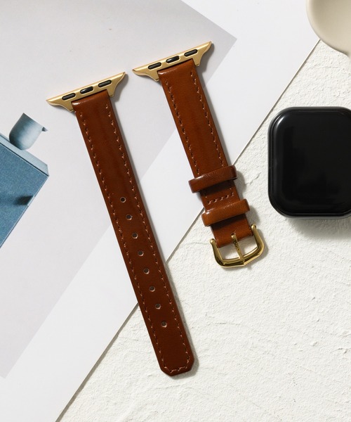 emonique（エモニーク）の「PUレザー アップルウォッチバンド Apple Watch バンド【38mm/40mm/41mm 対応】（デジタル腕時計・レディース・ブラック/ベージュ/ピンク/オリーブ/グレー系/ホワイト/ブラック系/ブラウン/ブラウン系/ホワイト系・38）」の16枚目の写真
