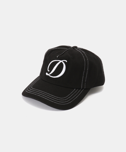 DIME(ダイム)の「【Dime/ダイム】 CURSIVE DENIM WORKER CAP(キャップ・レディース・ブラウン/スカイブルー/ブラック・FREE)」の1枚目の写真