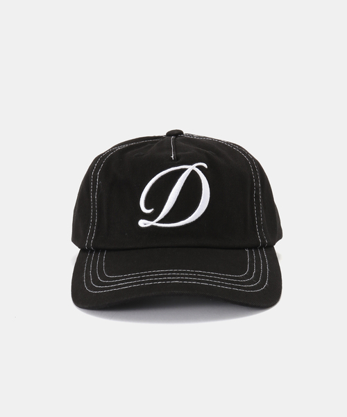 DIME(ダイム)の「【Dime/ダイム】 CURSIVE DENIM WORKER CAP(キャップ・レディース・ブラウン/スカイブルー/ブラック・FREE)」の4枚目の写真