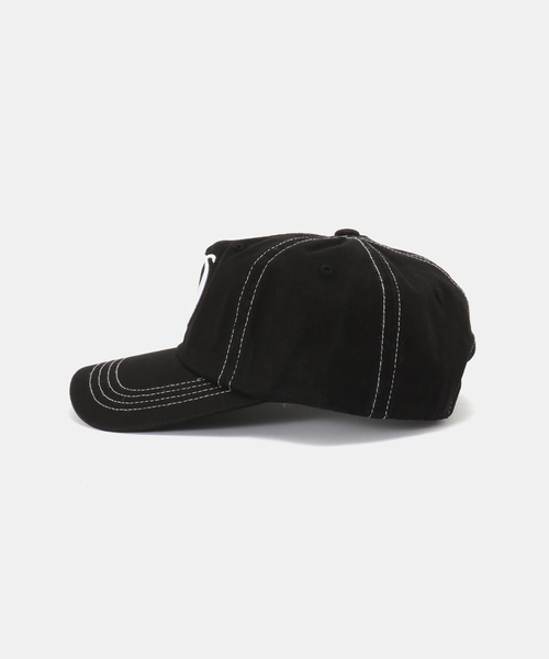 DIME(ダイム)の「【Dime/ダイム】 CURSIVE DENIM WORKER CAP(キャップ・レディース・ブラウン/スカイブルー/ブラック・FREE)」の5枚目の写真