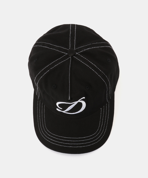 DIME(ダイム)の「【Dime/ダイム】 CURSIVE DENIM WORKER CAP(キャップ・レディース・ブラウン/スカイブルー/ブラック・FREE)」の7枚目の写真
