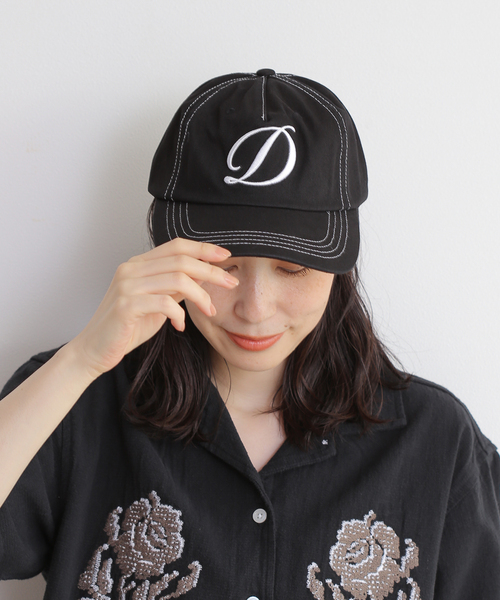 DIME(ダイム)の「【Dime/ダイム】 CURSIVE DENIM WORKER CAP(キャップ・レディース・ブラウン/スカイブルー/ブラック・FREE)」の15枚目の写真