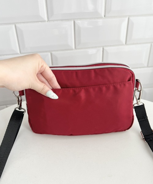 HAPPY FACE(ハッピーフェイス)の「エマ3F刺繍ショルダーRD(ショルダーバッグ・レディース・レッド・ONE SIZE)」の10枚目の写真