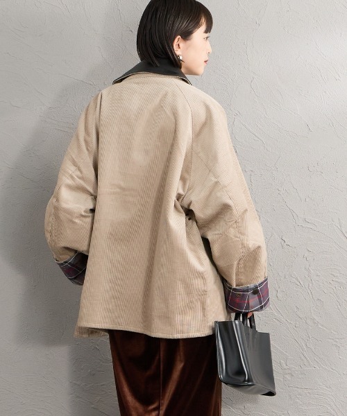 Barbour（バブアー）の「【WEB先行予約】[Barbour/バブアー] 別注 TRANSPORT トランスポートコーデュロイジャケット（その他アウター・レディース・グレイッシュベージュ/ブラウン・42/40/38/36/34）」の9枚目の写真