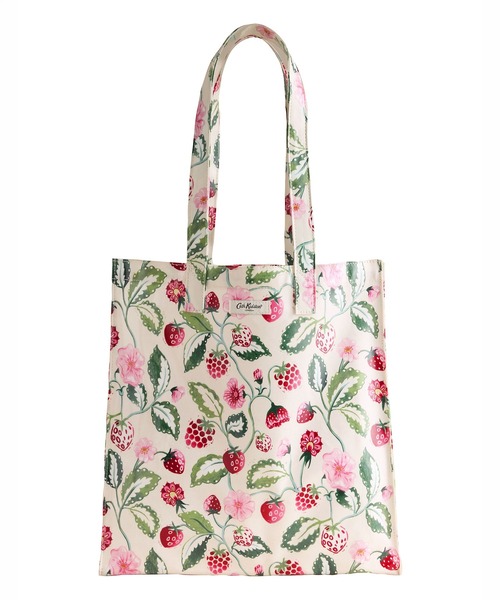 Cath Kidston(キャスキッドソン)の「ラージ ブックバッグ Raspberry Garden(トートバッグ・レディース・アイボリー・FREE)」の4枚目の写真