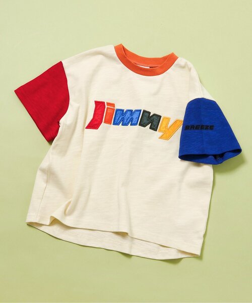 BREEZE(ブリーズ)の「Jimny ワッペンTシャツ(Tシャツ/カットソー・キッズ・レインボー/インディゴブルー・140/130/80/90/100/110/120)」の2枚目の写真