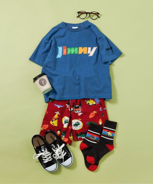 BREEZE(ブリーズ)の「Jimny ワッペンTシャツ(Tシャツ/カットソー・キッズ・レインボー/インディゴブルー・140/130/80/90/100/110/120)」の15枚目の写真