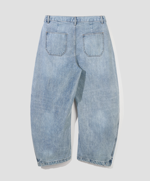 AGOD（エージーオーディー）の「スナップボタンカーブパンツ [ライトブルー]（デニムパンツ・レディース・その他・SMALL/MEDIUM/LARGE/X-LARGE）」の8枚目の写真