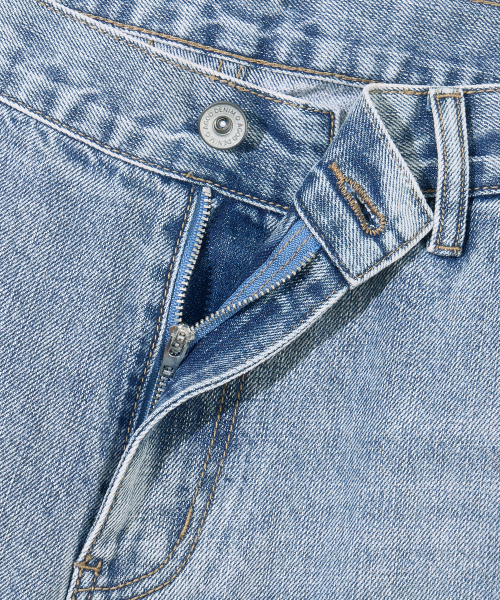 AGOD（エージーオーディー）の「スナップボタンカーブパンツ [ライトブルー]（デニムパンツ・レディース・その他・SMALL/MEDIUM/LARGE/X-LARGE）」の10枚目の写真