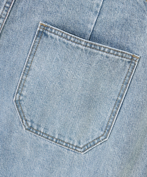 AGOD（エージーオーディー）の「スナップボタンカーブパンツ [ライトブルー]（デニムパンツ・レディース・その他・SMALL/MEDIUM/LARGE/X-LARGE）」の13枚目の写真