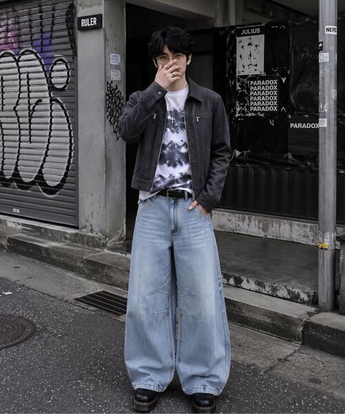 AGOD（エージーオーディー）の「スナップボタンカーブパンツ [ライトブルー]（デニムパンツ・レディース・その他・SMALL/MEDIUM/LARGE/X-LARGE）」の4枚目の写真