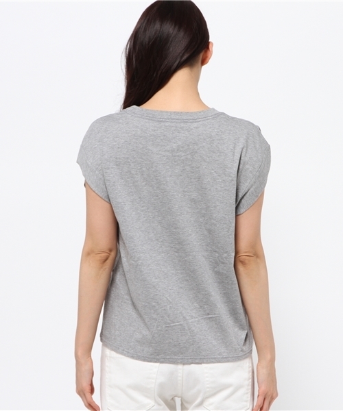 OUTLET（アウトレット）の「【Sheta】プリントTeeLuckiestgirl（Tシャツ/カットソー・レディース・グレー・FREE）」の4枚目の写真