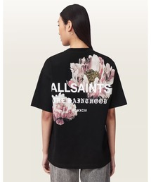 ALLSAINTS | ELIANA ETTA OVERSIZED GRAPHIC T-SHIRT | ELIANA ETTA オーバーサイズ グラフィック Tシャツ(Tシャツ/カットソー)