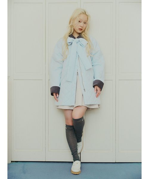 FURFUR(ファーファー)の「ファンシーツイードフレアミニスカート(スカート・レディース・ブラック/アイボリー/ピンク・F)」の5枚目の写真