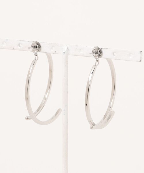 novice（ノーヴィス）の「【novice】Slim Hoop Pierce［Stainless］（ピアス（両耳用）・レディース・ゴールド/シルバー・FREE）」の7枚目の写真