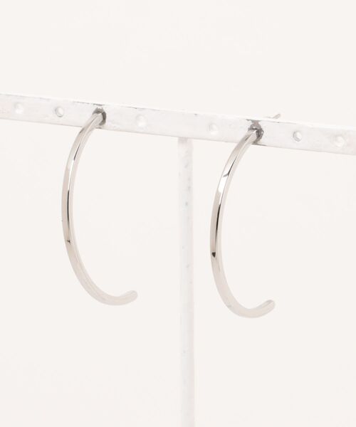 novice（ノーヴィス）の「【novice】Slim Hoop Pierce［Stainless］（ピアス（両耳用）・レディース・ゴールド/シルバー・FREE）」の8枚目の写真