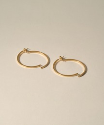【novice】Slim Hoop Pierce［Stainless］