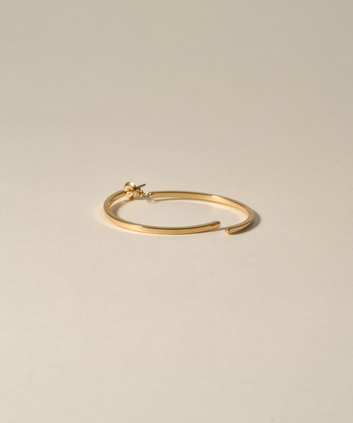 novice（ノーヴィス）の「【novice】Slim Hoop Pierce［Stainless］（ピアス（両耳用）・レディース・ゴールド/シルバー・FREE）」の4枚目の写真