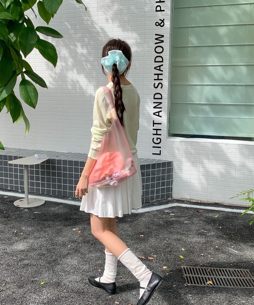 LYEON（リヨン）の「ソフトジェリーバッグ（ショルダーバッグ・レディース・ブラック/ピンク/オフホワイト/カーキ・FREE）」の15枚目の写真