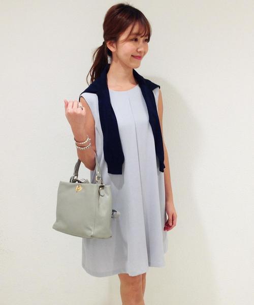 Jewel Changes（ジュエルチェンジズ）の「【AneCan掲載】★JOC PEアサチョウ タック フレア ワンピース /  AneCan / アネキャン / 雑誌掲載（ワンピース・レディース・ブラック/ブラウン/ライトブルー・FREE）」の3枚目の写真