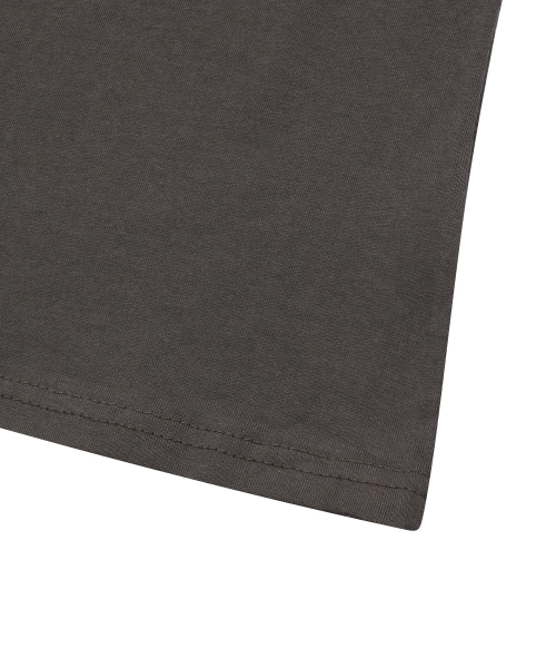MUCENT(ムセント)の「ラブリッツ ミニハートロゴ リンガー半袖Tシャツ (2カラー)(Tシャツ/カットソー・レディース・バーガンディー/チャコール・FREE)」の6枚目の写真