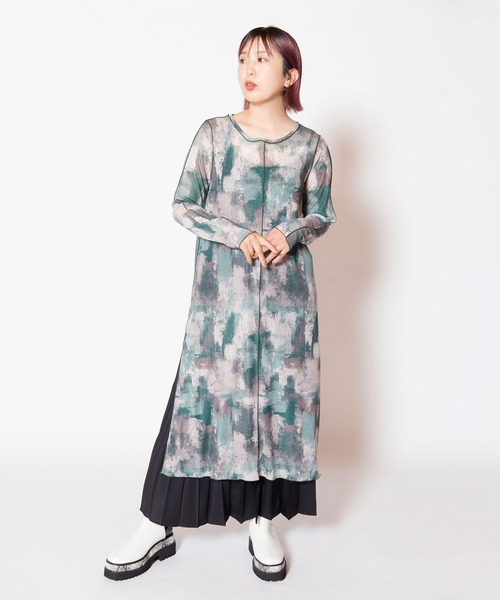 OSMOSIS(オズモーシス)の「変形プリーツスカート(スカート・レディース・レッド/ブラック/ブラックミックス・ONE SIZE)」の22枚目の写真