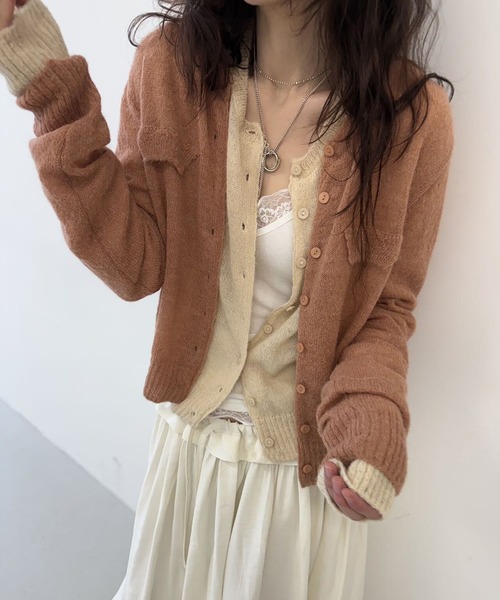 Girly Doll(ガーリードール)の「レーストリムVネックキャミソール(キャミソール・レディース・ホワイト/ブラック/ダークグレー・FREE)」の14枚目の写真