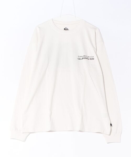 Quiksilver(クイックシルバー)の「QUIKSILVER メンズ MOUNTAIN LOVERS LT ロンT コットン100% 【2026年秋冬モデル】(Tシャツ/カットソー・メンズ・ホワイト/ブラック/グリーン・MEDIUM/LARGE/X-LARGE)」の2枚目の写真