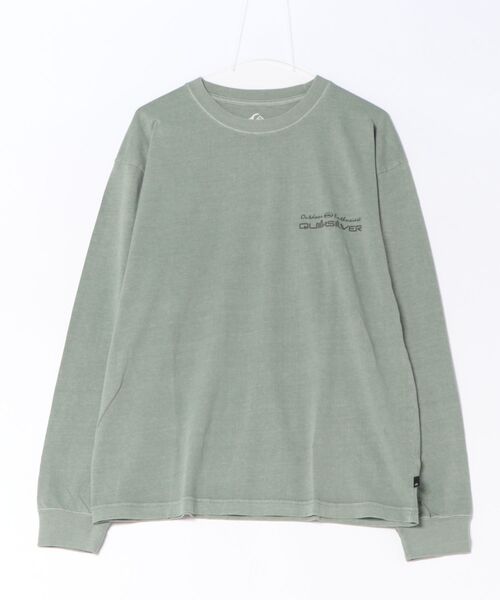 Quiksilver(クイックシルバー)の「QUIKSILVER メンズ MOUNTAIN LOVERS LT ロンT コットン100% 【2026年秋冬モデル】(Tシャツ/カットソー・メンズ・ホワイト/ブラック/グリーン・MEDIUM/LARGE/X-LARGE)」の3枚目の写真