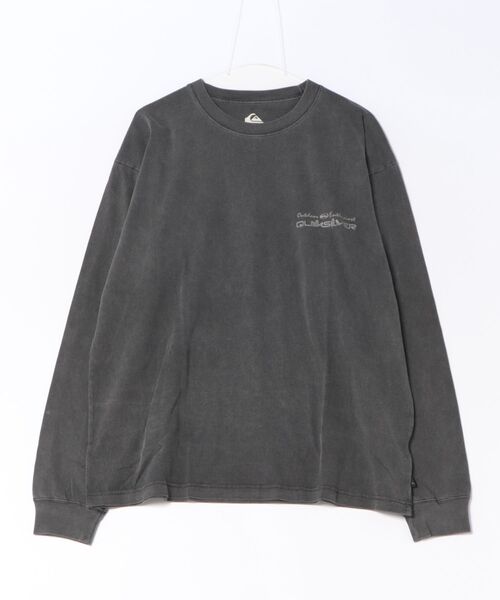 Quiksilver(クイックシルバー)の「QUIKSILVER メンズ MOUNTAIN LOVERS LT ロンT コットン100% 【2026年秋冬モデル】(Tシャツ/カットソー・メンズ・ホワイト/ブラック/グリーン・MEDIUM/LARGE/X-LARGE)」の1枚目の写真