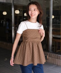 Chez toi | 【ITAMI企画】ドットタックキャミチュニック(シャツ/ブラウス)