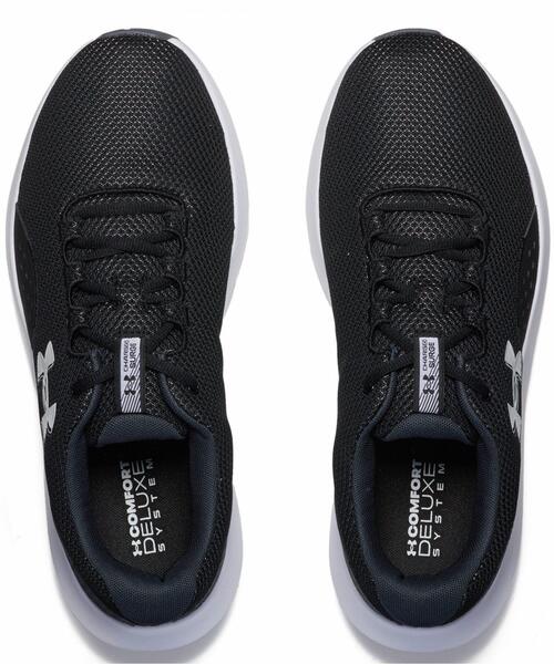 UNDER ARMOUR(アンダーアーマー)の「UAチャージド サージ4 エクストラワイド(ランニング/メンズ)(スニーカー・メンズ・ブラック系その他・26.0cm/28.0cm/26.5cm/25.5cm/29.5cm)」の2枚目の写真